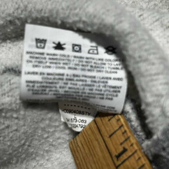 Nike Hoodie Jacket Full Zip Light Gray Women Large 341573-063 - Picture 5 of 6